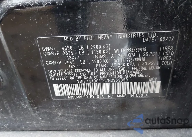 4S4BSETC7H3353850: 44388065