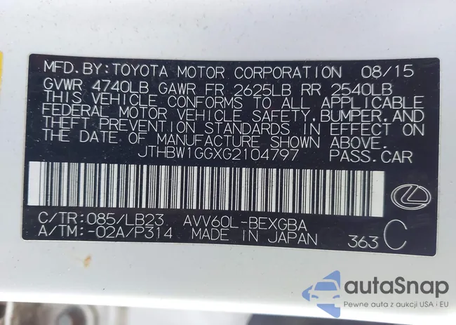 JTHBW1GGXG2104797: 44388072