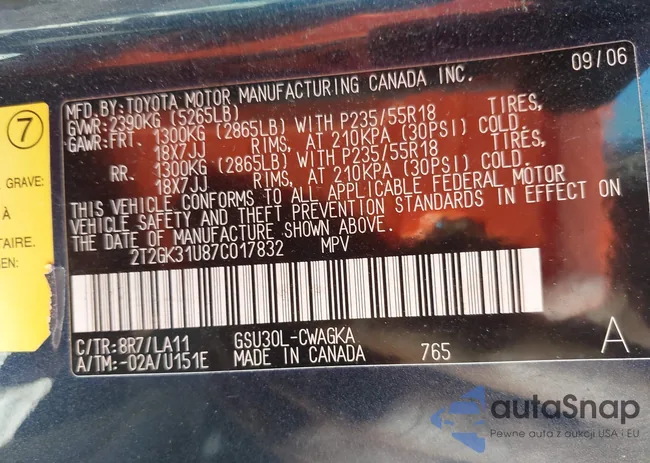 2T2GK31U87C017832: 44388114