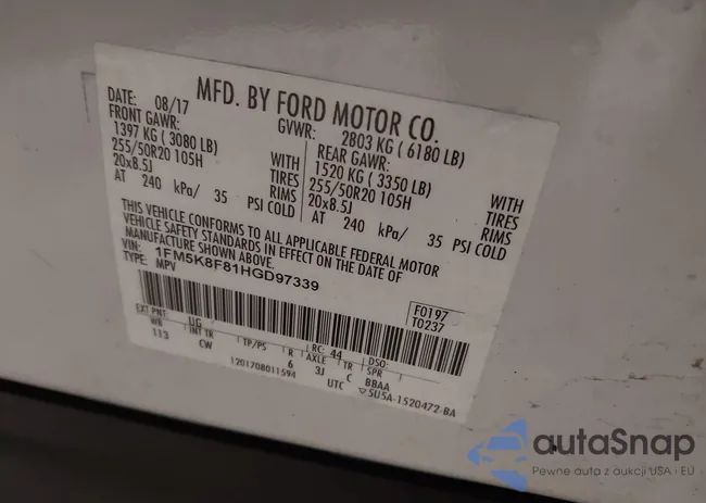 1FM5K8F81HGD97339: 44388155