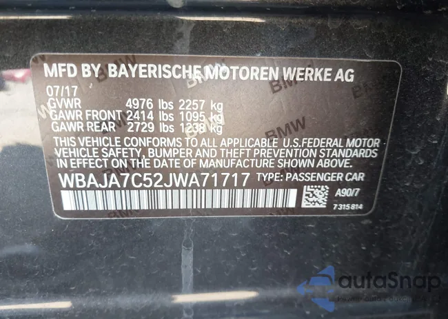 WBAJA7C52JWA71717: 44388198