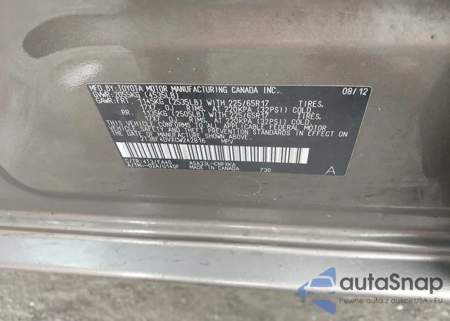 2T3BF4DVXCW242816: 44388250