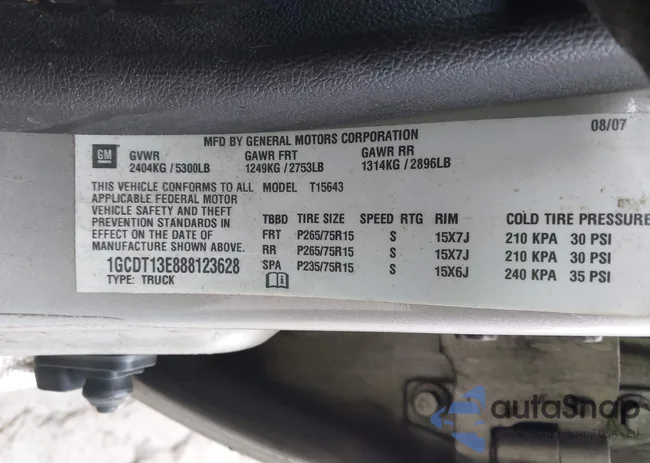 1GCDT13E888123628: 44388281