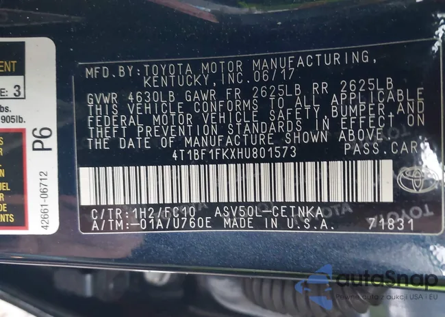 4T1BF1FKXHU801573: 44388367