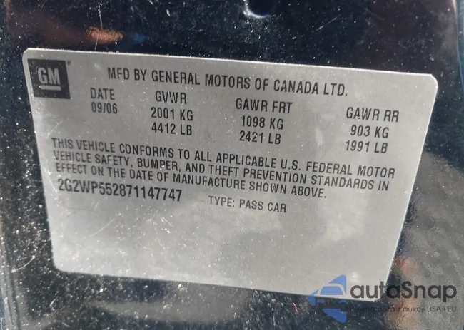 2G2WP552871147747: 44387652