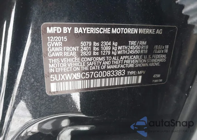 5UXWX9C57G0D83383: 44388943