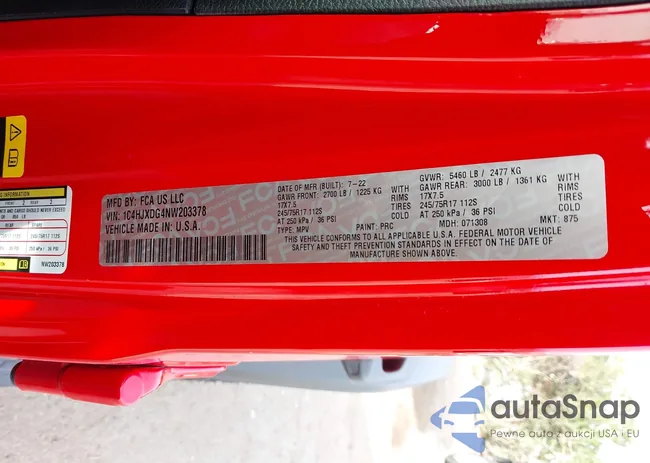 1C4HJXDG4NW203378: 44388946