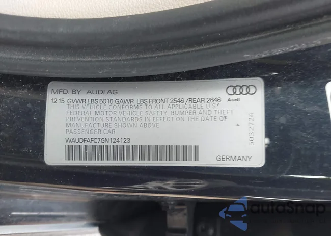 WAUDFAFC7GN124123: 44389061