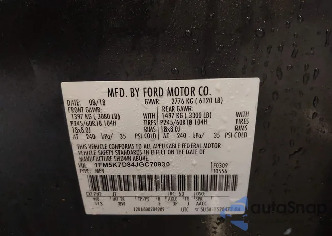 1FM5K7D84JGC70930: 44389092