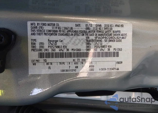 1FADP5CU6DL521467: 44389253