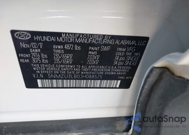 5NMZU3LB0JH088575: 44389254