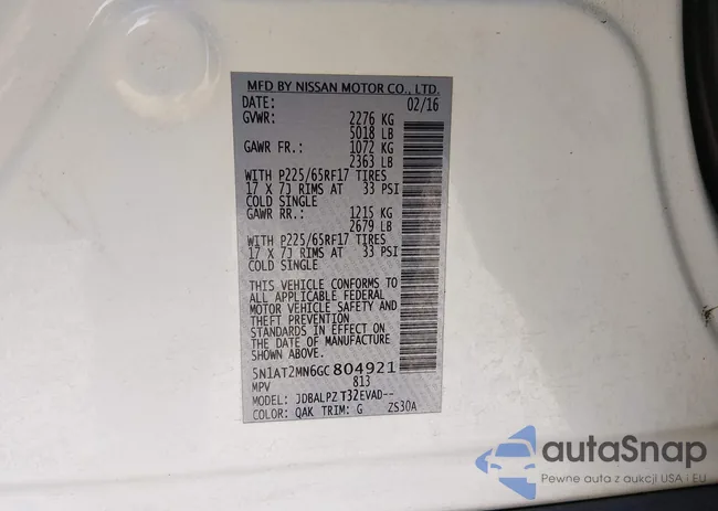 5N1AT2MN6GC804921: 44389329