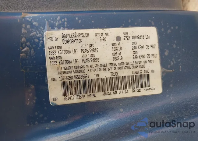 1D7HW28K46S635521: 44389396