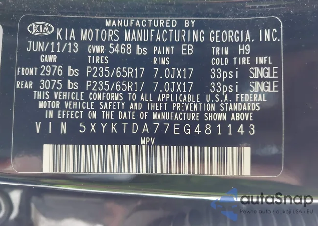 5XYKTDA77EG481143: 44389433