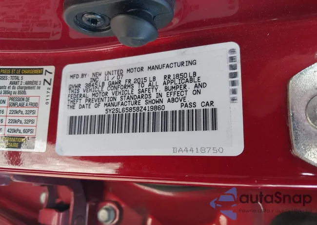 5Y2SL65858Z419860: 44388460