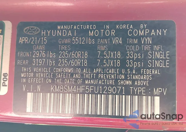 KM8SM4HF5FU129071: 44388499