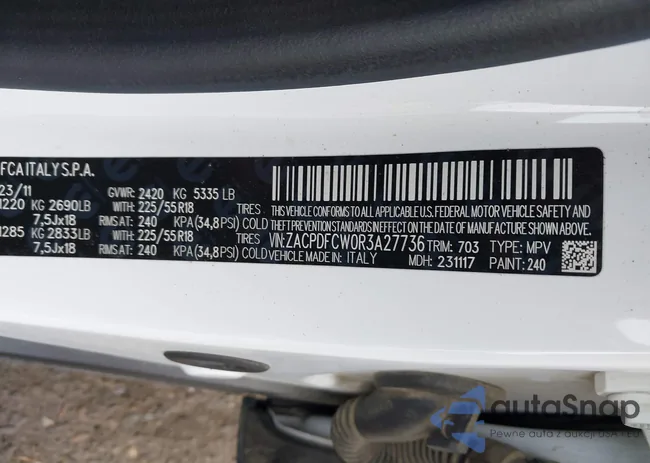 ZACPDFCW0R3A27736: 44388523