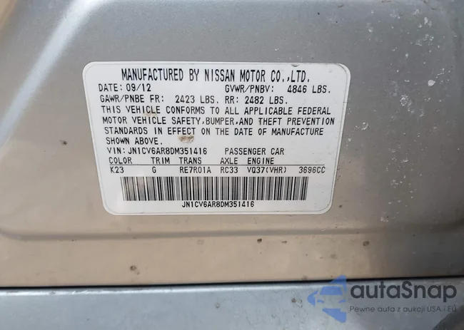 JN1CV6AR8DM351416: 44388551