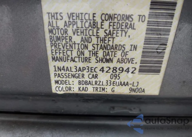 1N4AL3AP3EC428942: 44388635