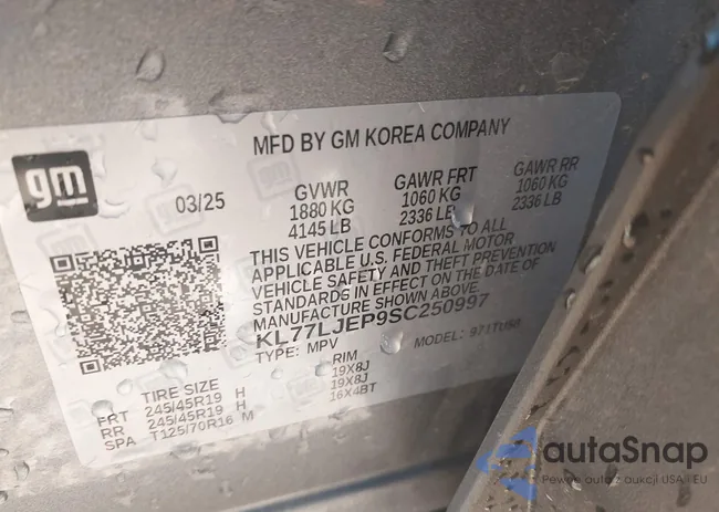 KL77LJEP9SC250997: 44388639