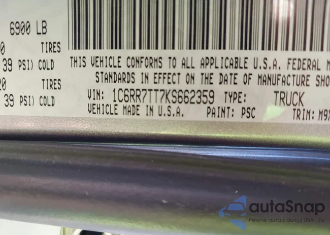 1C6RR7TT7KS662359: 44388829