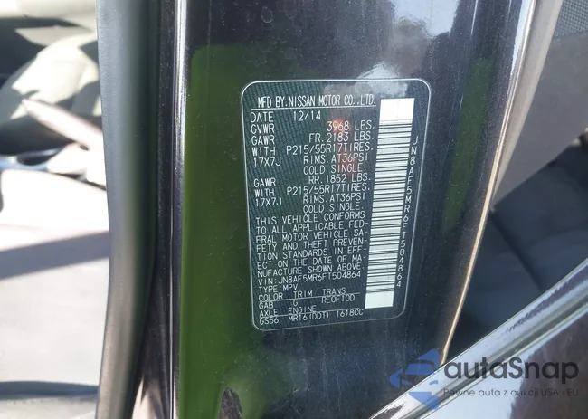 JN8AF5MR6FT504864: 44389867