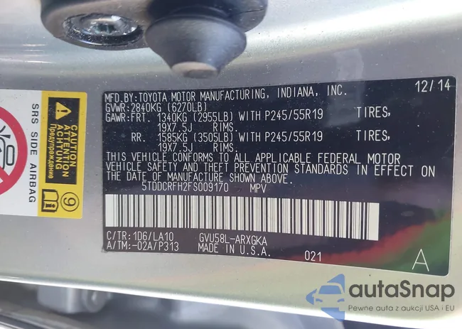 5TDDCRFH2FS009170: 44389897