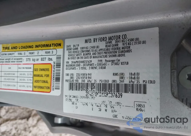 3FA6P0CDXKR237639: 44389916