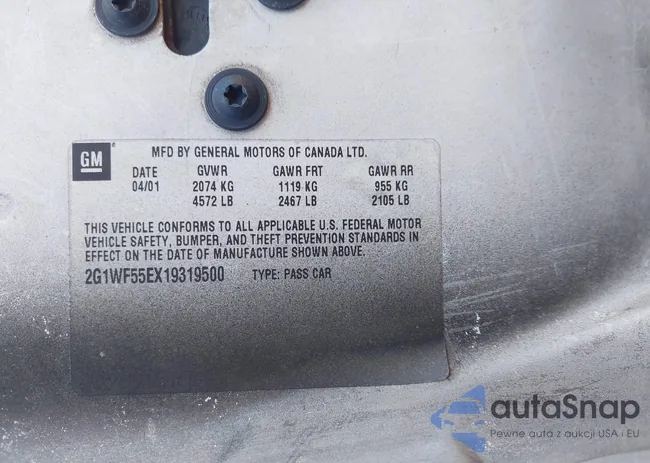 2G1WF55EX19319500: 44389937