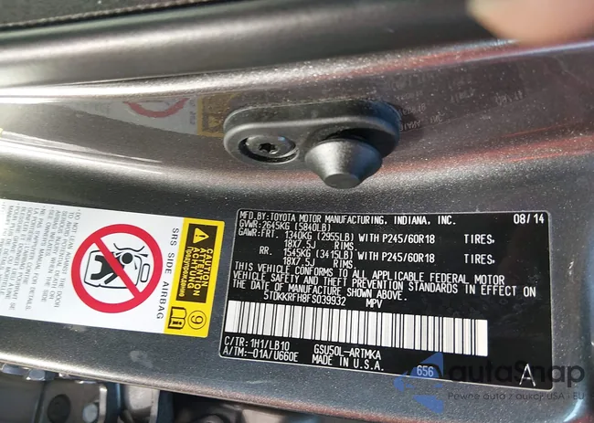 5TDKKRFH8FS039932: 44390180