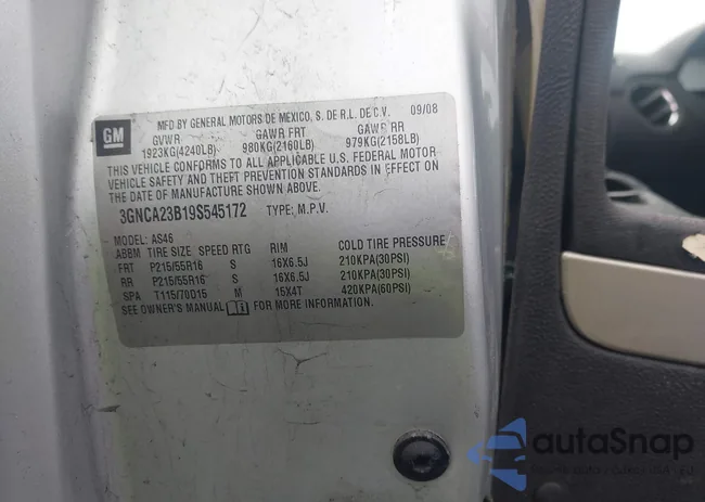 3GNCA23B19S545172: 44390216