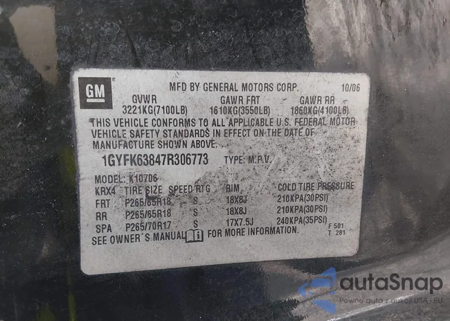 1GYFK63847R306773: 44390224