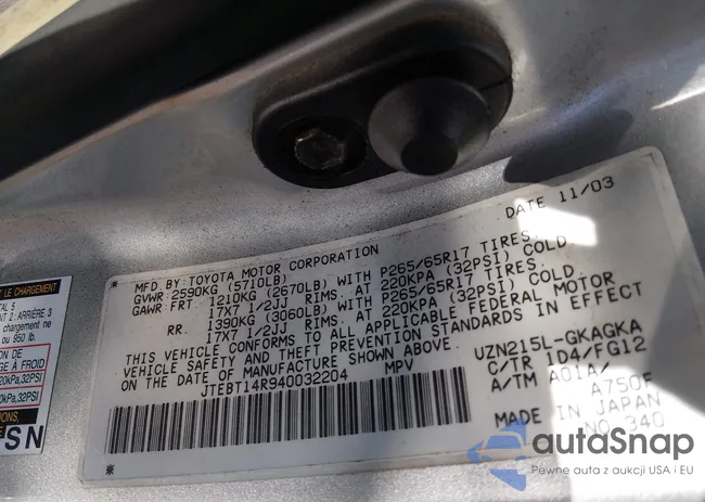 JTEBT14R940032204: 44390375