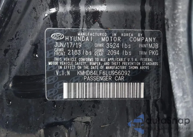 KMHD84LF6LU956092: 44390440