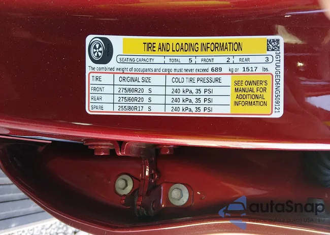 3GTUUGED6NG509121: 44389508