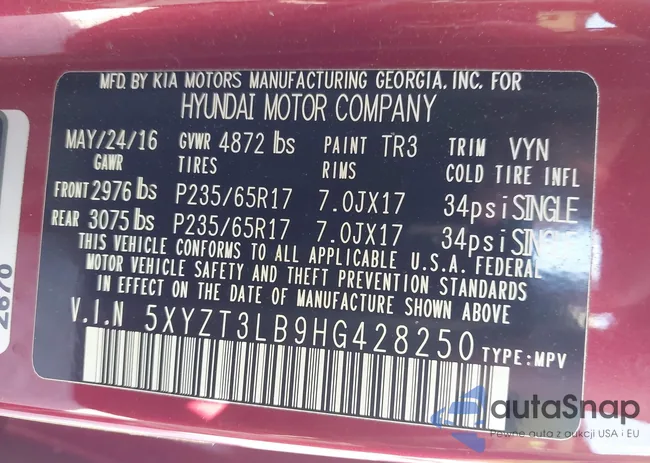 5XYZT3LB9HG428250: 44389588