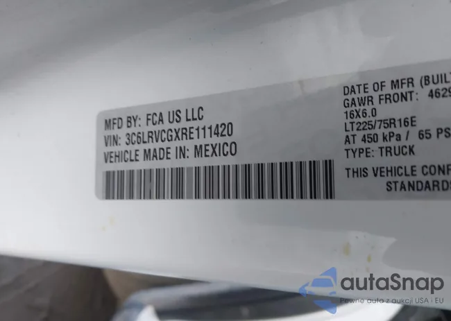 3C6LRVCGXRE111420: 44389660