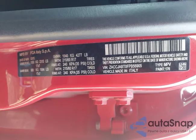 ZACCJABT0FPB56905: 44389757