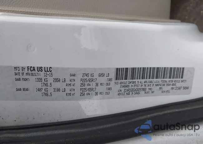 2C4RDGBGXGR257889: 44389804