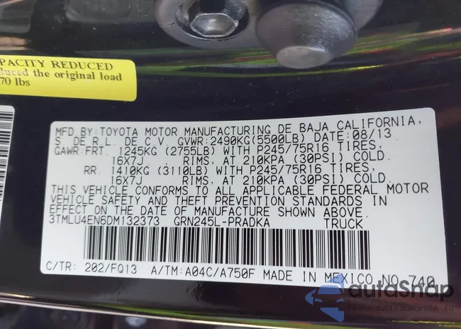 3TMLU4EN6DM132373: 44389844
