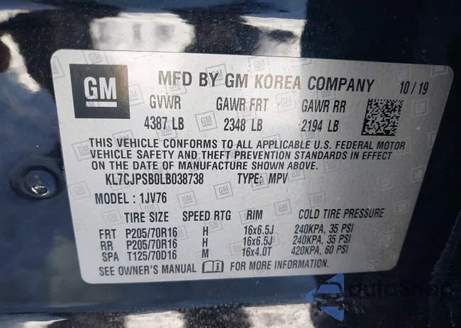 KL7CJPSB0LBO38738: 44389845