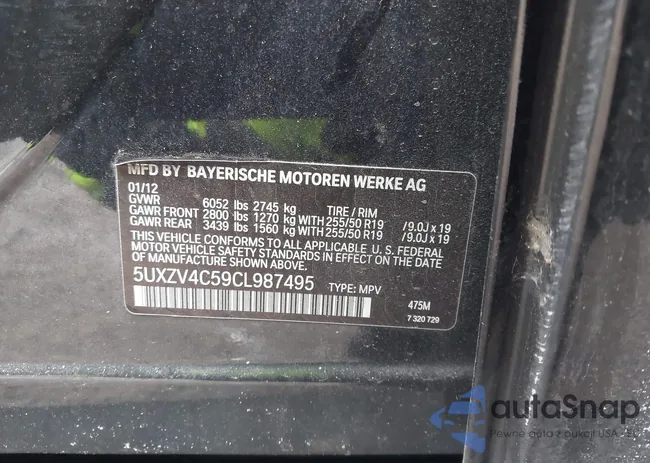 5UXZV4C59CL987495: 44390905