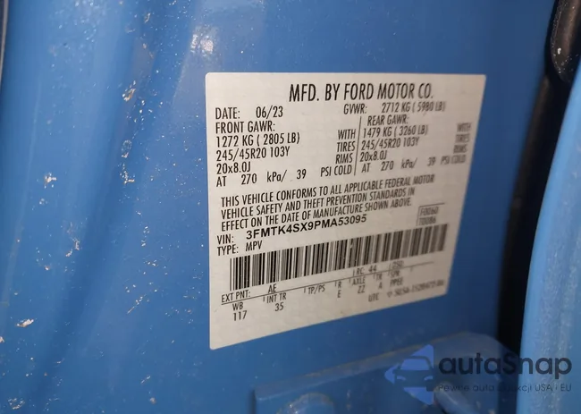 3FMTK4SX9PMA53095: 44391191