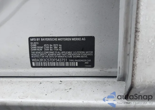 WBA3B3C57DF543751: 44391299