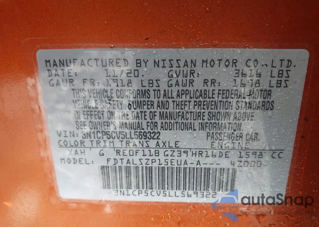 3N1CP5CV5LL569322: 44390604