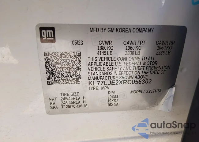 KL77LJE2XRC056302: 44390643