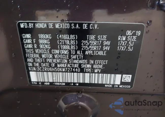 3CZRU6H50KM727440: 44390647