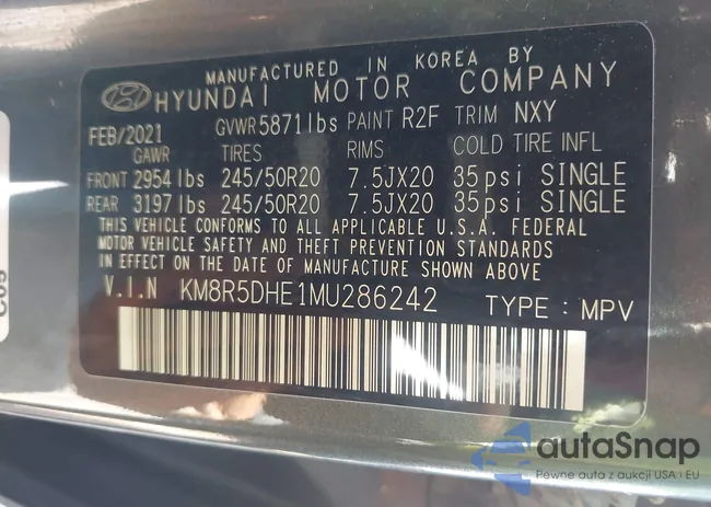 KM8R5DHE1MU286242: 44390708