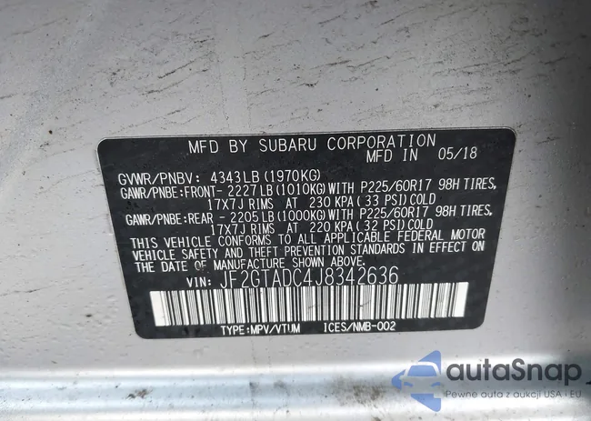 JF2GTADC4J8342636: 44391898