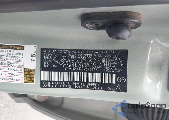 JTDKB20UX87696158: 44391944